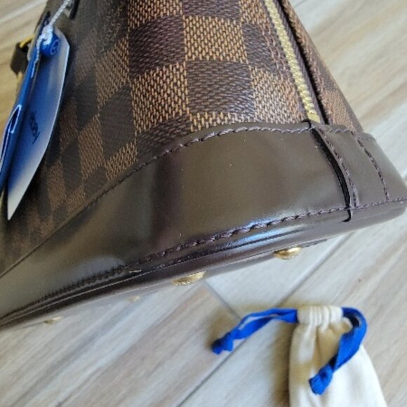 JUST SOLD Louis Vuitton Damier Ebene Alma BB Satchel Handbag - Picture 6 of 9